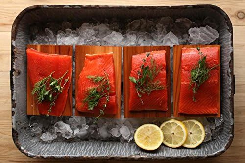 Cedar Grilling Planks - Individual Serving Size (3.5x5") Chef Case of 120 - Certified Food Safe