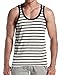 CIC Collection Mens Stripe Hot Sleeveless Vest Tank Top