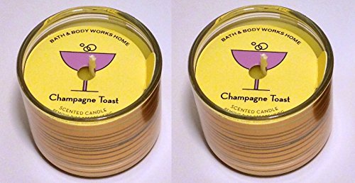 Bath & Body Works 'Champagne Toast' 1.3 Oz. Mini Candles / Set of 2
