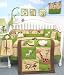 SoHo Monkey Savannah Crib Nursery Bedding SET 10pc