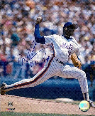 Autographed/Hand Signed Doc Gooden New York Mets 8x10 Photo