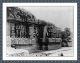Historic Print (S): Indonesia - Java- Jogjakarta [i.e. Yogyakarta]. Temple ruins - details of sculpted figur