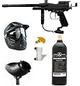 Paintball Spyder Xtra Black Semi Gun SET BK067- NICE!