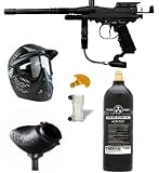 Paintball Spyder Xtra Black Semi Gun SET BK067 NEW 07 MODEL- NICE!