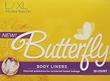 Butterfly Body Liners Pads Size L/XL (28 Count) Anal Leakage RS.2899.00 (24.00% Off) - Amazon