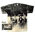The Beatles T-shirt Field Allover Print Black/Tan shirt (X-Large)