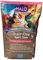 Halo Spot's Stew&nbsp;Grain Free Senior Chicken and Salmon Cat Food, 6-Pound
