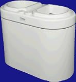 65 Gallon Fiberglass Divided Oval Bait Tank