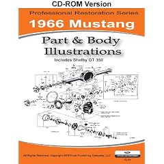 1966 Mustang Part and Body Illustrations (CD-ROM)