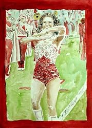 Alabama Painting - Twirling in the Band