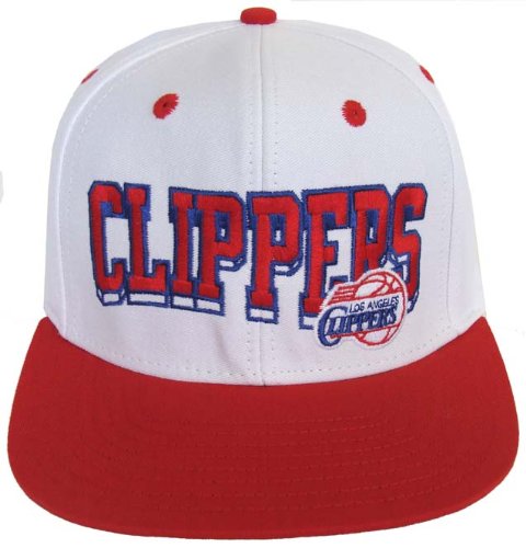 Los Angeles Clippers Retro Snapback Cap Hat Script White