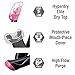 TUSA Sport Adult Black Series Serene Mask, Dry Snorkel, and Fin Travel Set