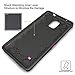 TORU CX PRO Compatible with Samsung Galaxy Note 4 Case - Protective Dual Layer Wallet with Hidden Card Holder + ID Card Slot Hard Cover & Mirror - Red