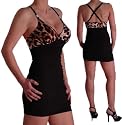 Natasha Short Club Party Leopard Strappy Mini Dress