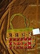 Womens Purse Orange Peel Banjara Mirrors Sari Handbag