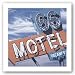 66 Motel by Anthony Ross 12x12 Art Print Poster