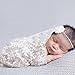 FUA® Newborn Photo Props *14 Colors to Choose From* Floral Lace Layers (White)