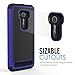 MoKo ASUS Zenfone 2 Laser Case - [Anti Drop] Hard Polycarbonate + Silicone Protector Bumper Cover for ASUS Zenfone 2 Laser (ZE550KL / ZE551KL) 5.5 Inch Smartphone 2015 Release, INDIGO