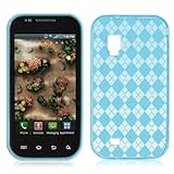 Blue Cruzer Argyle High Gloss TPU Soft Gel Skin Case - For Samsung Fascinat ....