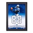Mike Williams Autographed Detroit Lions Jersey Numbers Piece - Framed (UDA) Sports Football