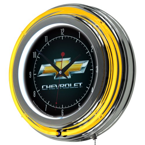 Trademark Chevy 14-Inch Diameter Neon ClockB001DYM5TG 