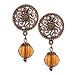 Honey Temptation Embellished Filigree Earrings