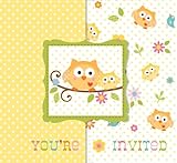 Bulk Owl Baby Shower Invitations (25 ct)