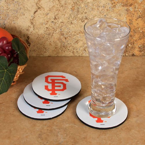 San Francisco Giants 4-Pack Round Neoprene Coaster Set
