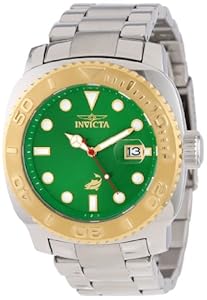 Invicta Men's 14484 Pro Diver Automatic Green Dial Stainless Steel Watch
