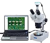 Trinocular Stereo Microscope with 2.0MP USB Camera