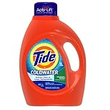 Tide 2x Ultra Tide Coldwater Liquid Mountain Spring Scent with Actilift, 100.0-Ounce Bottles