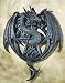 medieval dragon wall statue sculpture gothic pentacle