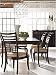 Hudson Street Dark Espresso Rectangular Leg Table Set by Stanley Furniture