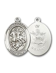 Sterling Silver St. George Medal