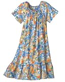 National Floral Smocked Detail Dress