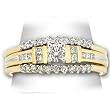 14K Yellow Gold Diamond Ring - 0.50 Ct.