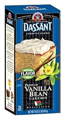 Dassant Vanilla Bean Cake Mix, 16-Ounce Boxes (Pack of 6)