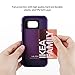 ULAK Galaxy S6 Case, S6 Case, 2in1 Hybrid Dual Layer Slim Protective Case Cover with Card Slot for Samsung Galaxy S6 (Plastic Hard Shell and Flexible TPU) (Purple/Purple)