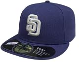 MLB San Diego Padres Authentic On Field Road 59FIFTY Cap (7 1/4)
