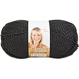 UPC 023032000022 product image for Lion Brand Yarn 861-153B Vanna's Glamour Yarn, Onyx | upcitemdb.com