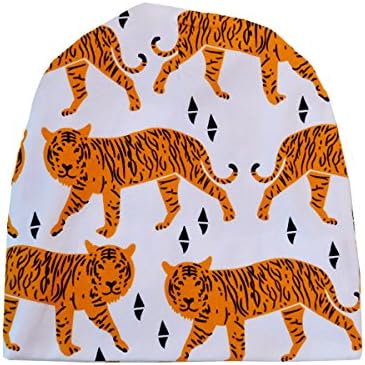 Holly Store Fashionable Autumn Baby Animal Printing Cap Hat Brown Tiger