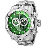 Invicta Men's 6721 Reserve Venom Collection Chronograph Green Dial Stainless Steel Watch
