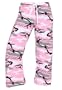Boxercraft Pink Camo Capri Pant