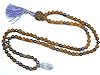 Yoga Mala Rudraksha Amethyst Beads Prayer Mala Activates the Third Eye Chakra