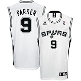 Tony Parker Jersey adidas White Replica #9 San