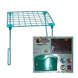 MagnaCard Locker Kit, Includes 12 inch Turquoise Foldable Wire Locker Shelf, One Magnetic Pencil Cup, One Magnetic Locker Mirror, and Four Epoxy Glitter Magnets Colar May Vary (43562)