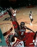 Moses Malone Autographed Philadelphia 76ers 8x10 Photo