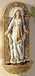 Pack of 2 Joseph's Studio Our Lady of Grace Holy Water Font Wall Sculpture