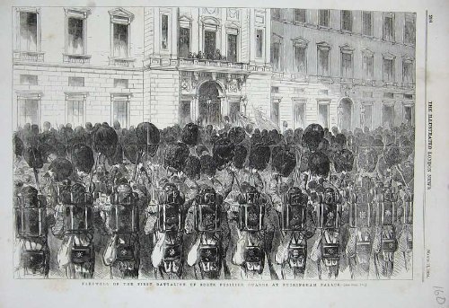 1854 Battalion Scots Fusilier Guards Buckingham Palace
