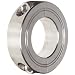 Climax Metal M2C-03-S T303 Stainless Steel Two-Piece Clamping Collar, Metric, 3 mm Bore Size, 11/16" OD, With M3 x 8 Set Screw